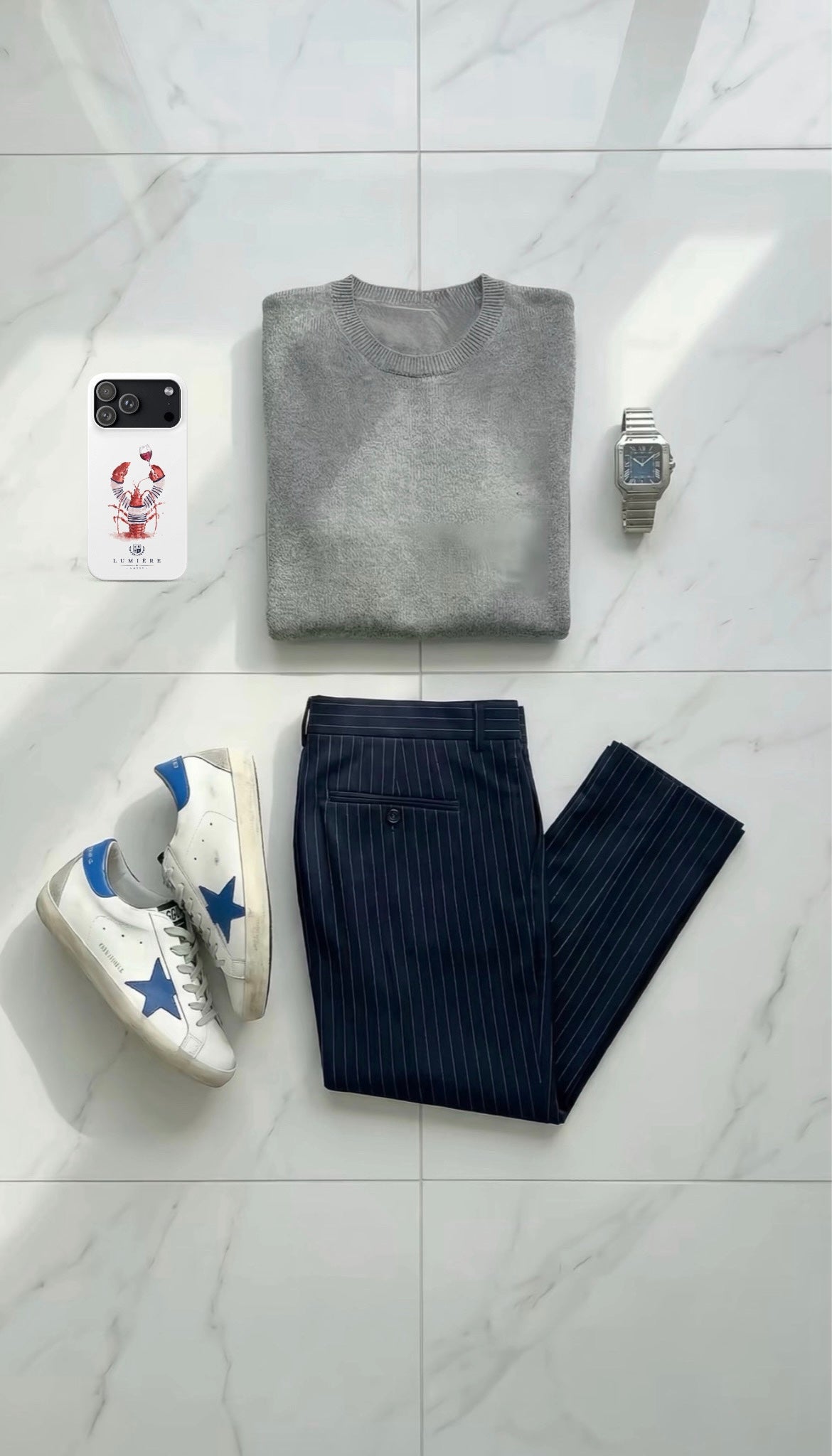 LUMIÈRE – Funda de lujo para móvil «Bordeaux Lobster»®